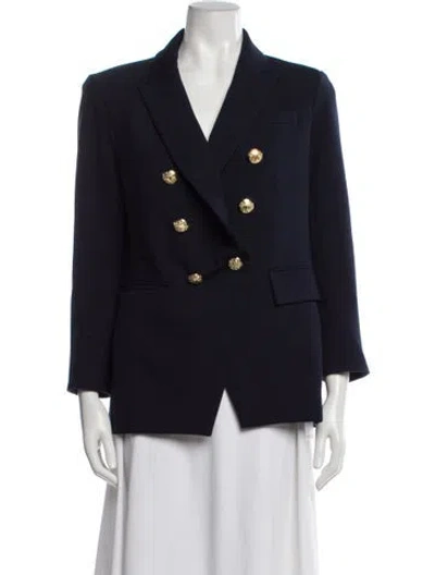 Pre-owned Veronica Beard Blazer In Blue
