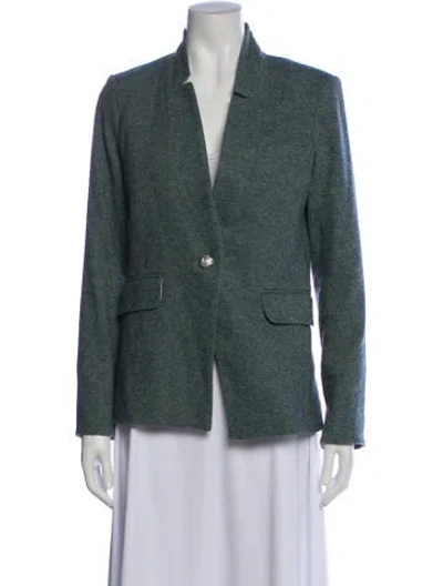 Pre-owned Veronica Beard Blazer In Blue