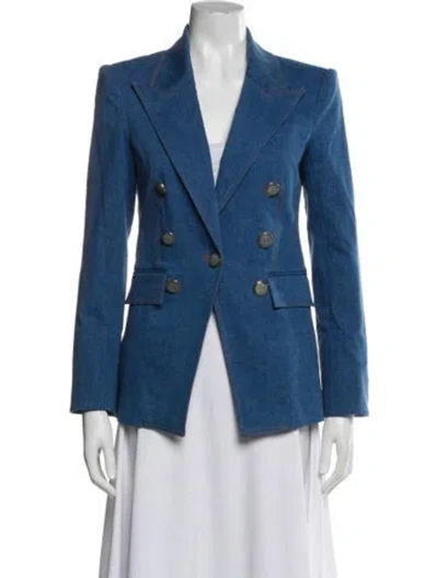 Pre-owned Veronica Beard Blazer In Blue