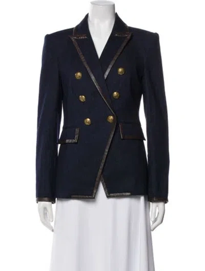 Pre-owned Veronica Beard Blazer In Blue