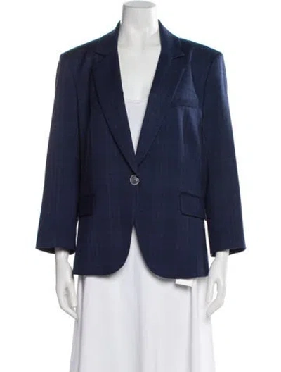 Pre-owned Veronica Beard Blazer In Blue