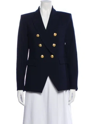 Pre-owned Veronica Beard Blazer In Blue