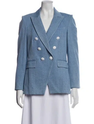 Pre-owned Veronica Beard Blazer In Blue