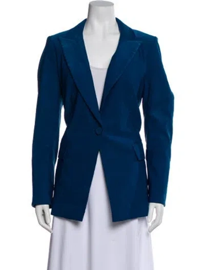 Pre-owned Veronica Beard Blazer In Blue