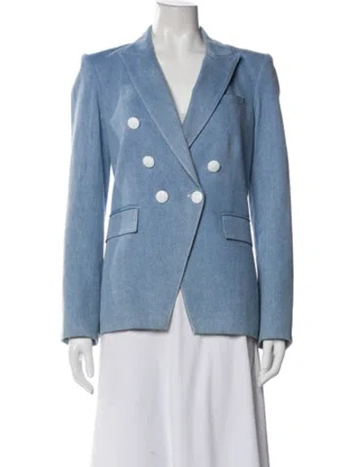 Pre-owned Veronica Beard Blazer In Blue