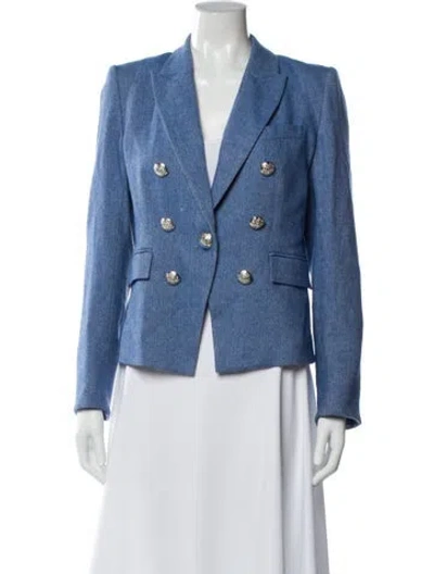 Pre-owned Veronica Beard Blazer In Blue
