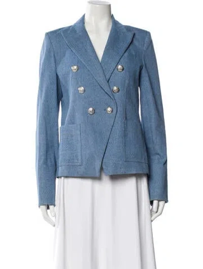 Pre-owned Veronica Beard Blazer In Blue