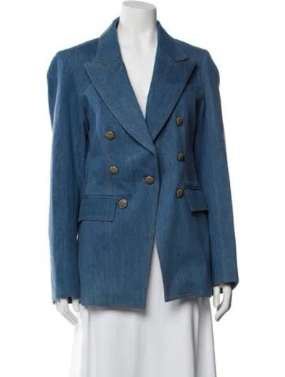 Pre-owned Veronica Beard Blazer In Blue
