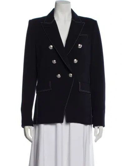 Pre-owned Veronica Beard Blazer In Blue