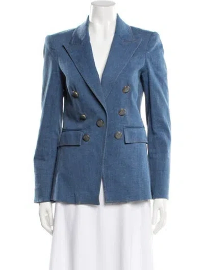 Pre-owned Veronica Beard Blazer In Blue