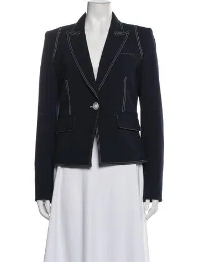 Pre-owned Veronica Beard Blazer In Blue