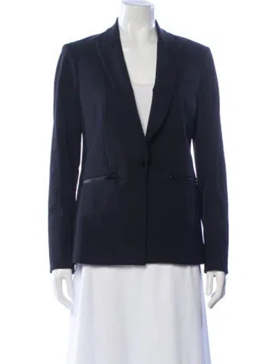 Pre-owned Veronica Beard Blazer In Blue