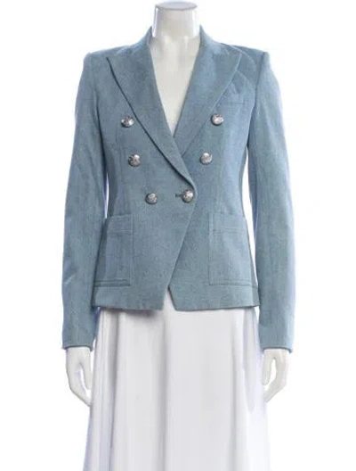 Pre-owned Veronica Beard Blazer In Blue