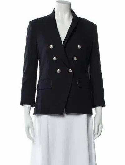 Pre-owned Veronica Beard Blazer In Blue