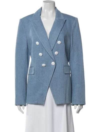 Pre-owned Veronica Beard Blazer In Blue