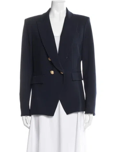 Pre-owned Veronica Beard Blazer In Blue