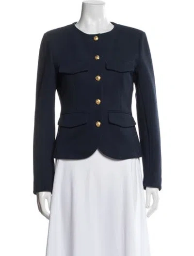 Pre-owned Veronica Beard Blazer In Blue