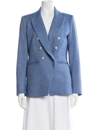 Pre-owned Veronica Beard Blazer In Blue