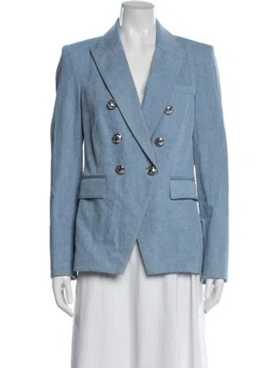 Pre-owned Veronica Beard Blazer In Blue