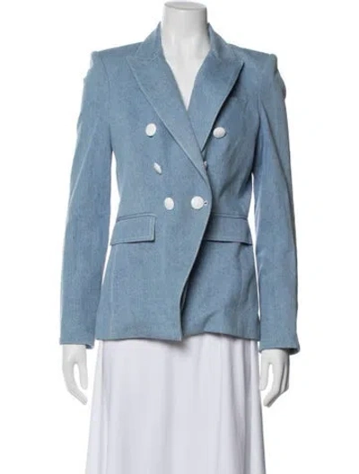 Pre-owned Veronica Beard Blazer In Blue