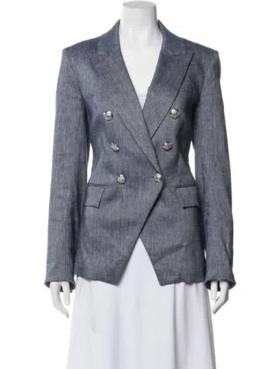 Pre-owned Veronica Beard Blazer In Blue