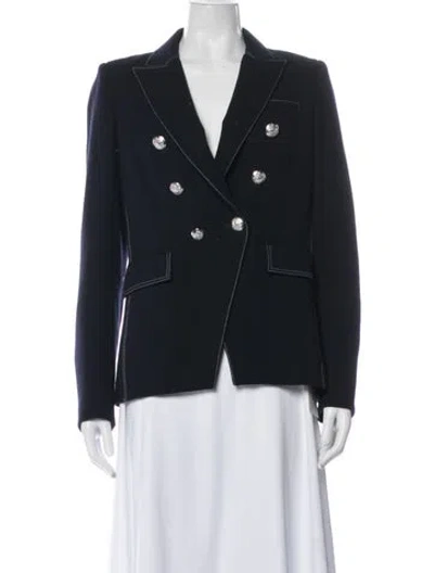 Pre-owned Veronica Beard Blazer In Blue