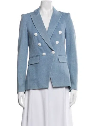 Pre-owned Veronica Beard Blazer In Blue