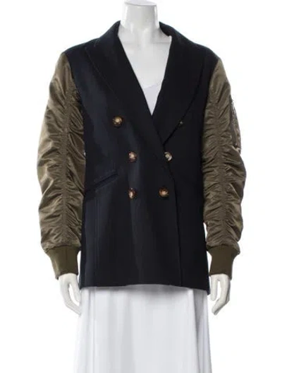 Pre-owned Veronica Beard Blazer In Blue