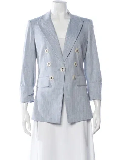 Pre-owned Veronica Beard Blazer In Blue