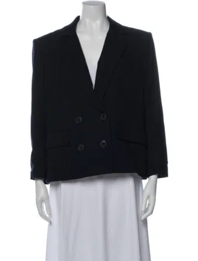 Pre-owned Veronica Beard Blazer In Blue