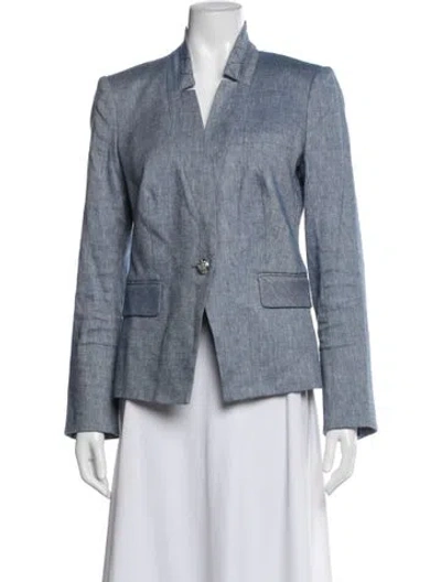Pre-owned Veronica Beard Blazer In Blue