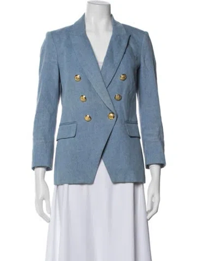 Pre-owned Veronica Beard Blazer In Blue