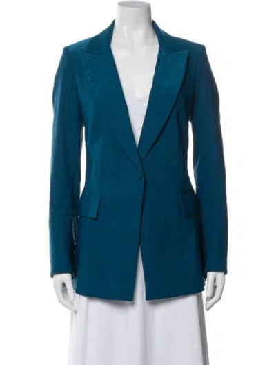 Pre-owned Veronica Beard Blazer In Blue