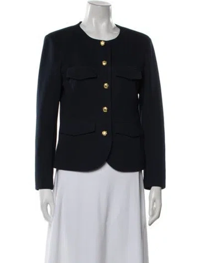 Pre-owned Veronica Beard Blazer In Blue