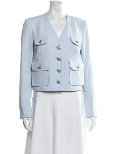Pre-owned Veronica Beard Blazer In Blue
