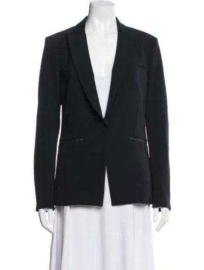 Pre-owned Veronica Beard Blazer In Blue