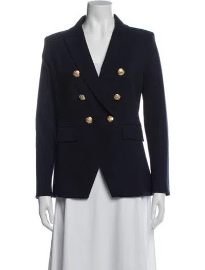 Pre-owned Veronica Beard Blazer In Blue