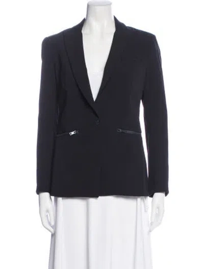 Pre-owned Veronica Beard Blazer In Blue