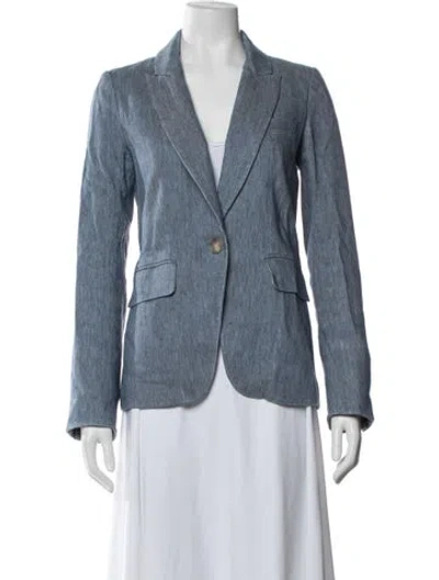 Pre-owned Veronica Beard Blazer In Blue