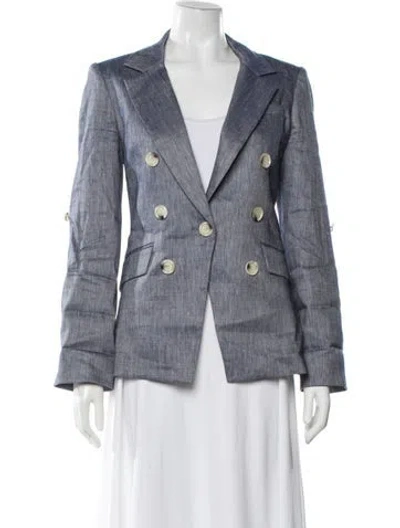 Pre-owned Veronica Beard Blazer In Blue