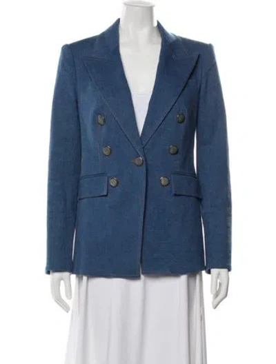 Pre-owned Veronica Beard Blazer In Blue