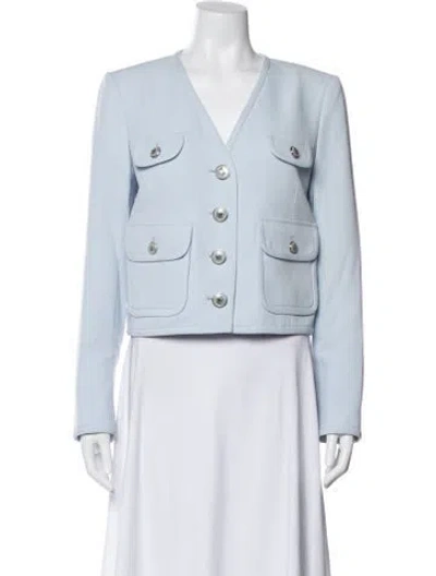Pre-owned Veronica Beard Blazer In Blue