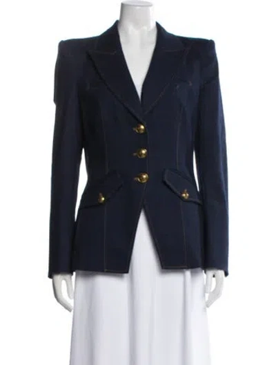 Pre-owned Veronica Beard Blazer In Blue