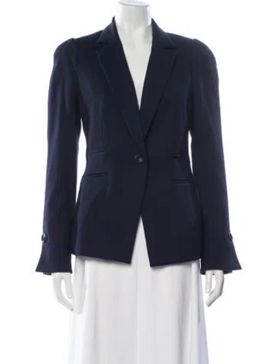 Pre-owned Veronica Beard Blazer In Blue