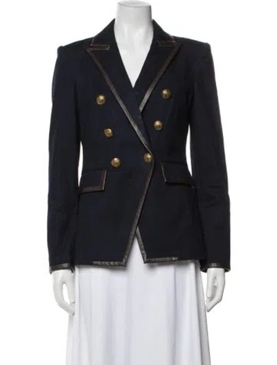 Pre-owned Veronica Beard Blazer In Blue