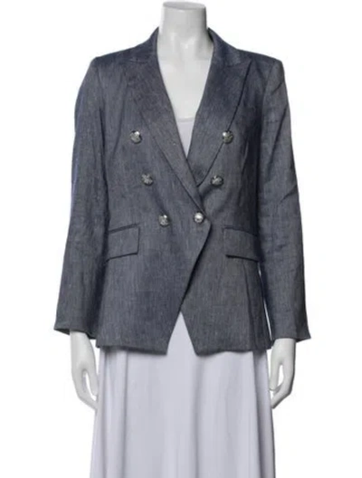 Pre-owned Veronica Beard Blazer In Blue