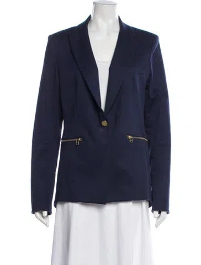 Pre-owned Veronica Beard Blazer In Blue