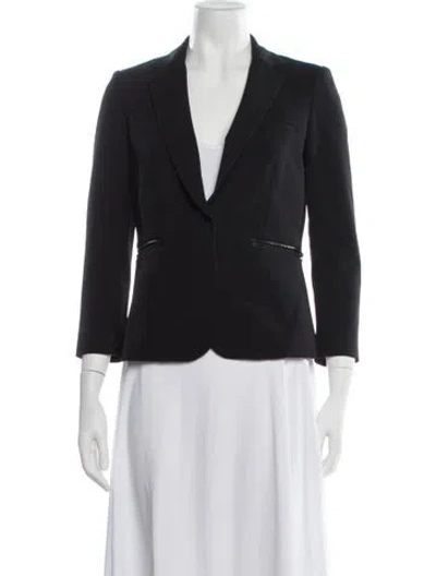 Pre-owned Veronica Beard Blazer In Blue