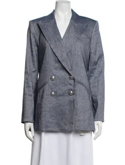 Pre-owned Veronica Beard Blazer In Blue