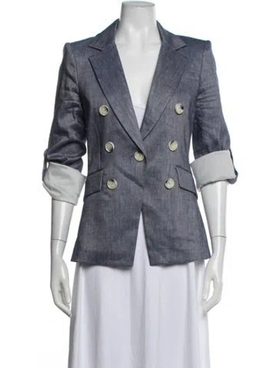Pre-owned Veronica Beard Blazer In Blue